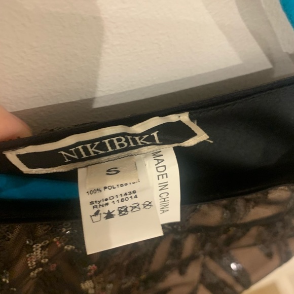 Nikibiki Black/Tan Glitter Dress - Picture 3 of 5